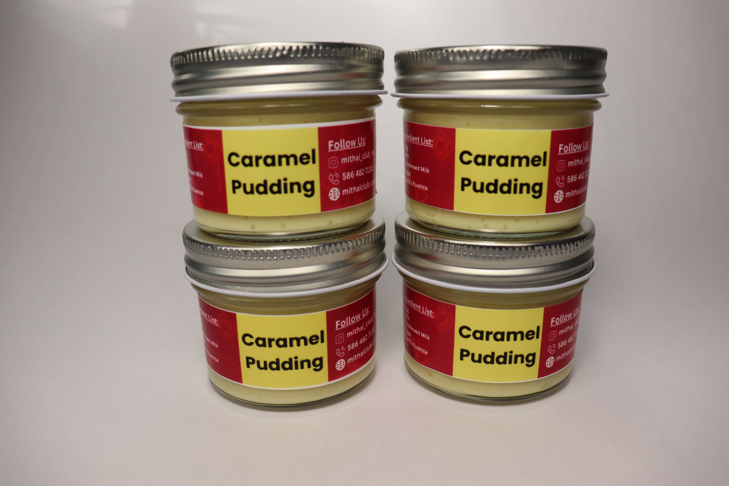 Caramel Pudding (4 jar of 120ml)